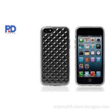 TPU Diamond Pattern Mobile Phone Protective Cases For iPhon